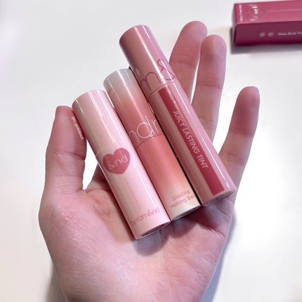 ジューシーラスティングティント/rom&nd/リップティントを使ったクチコミ(3枚目)