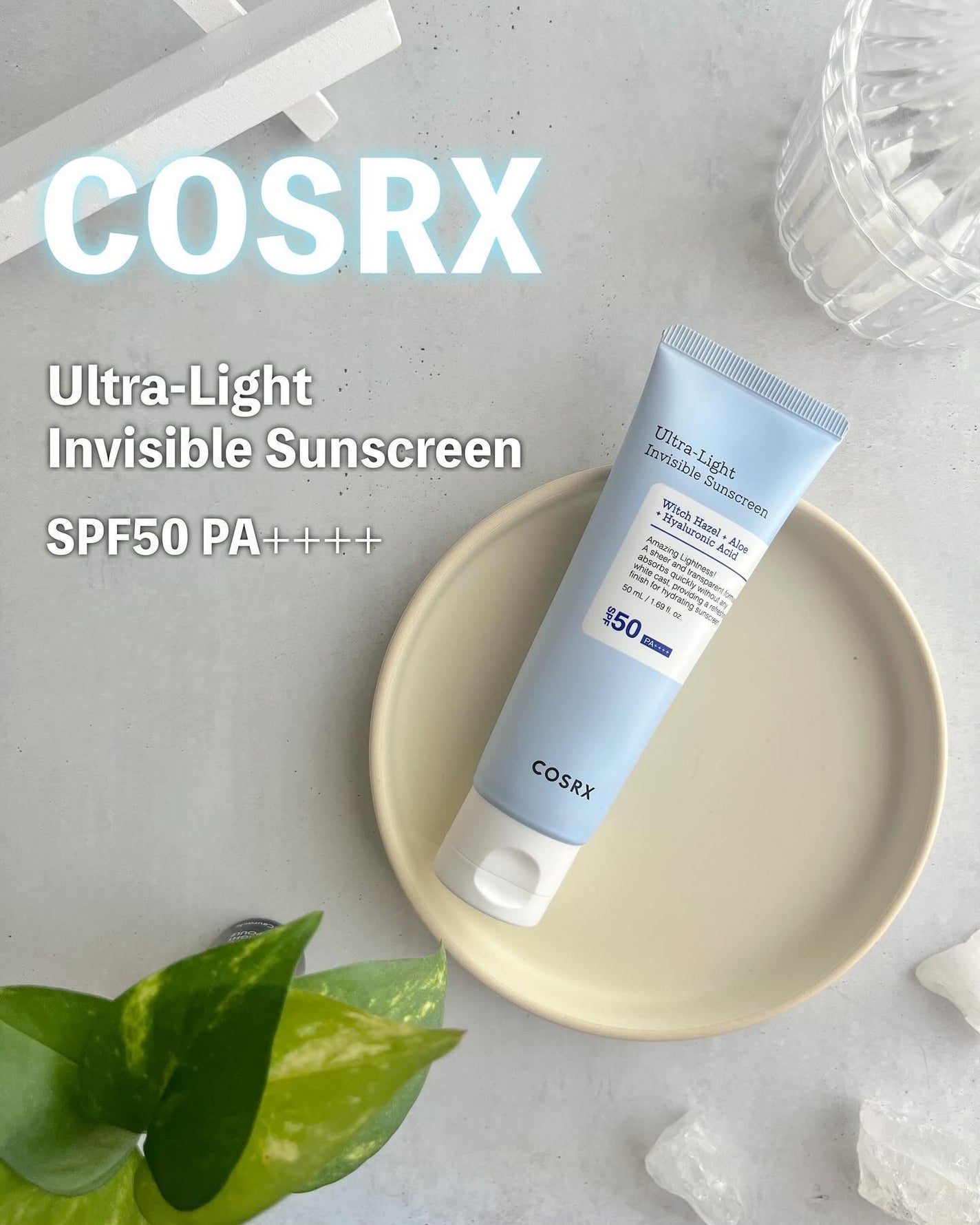 ウルトラライト透明UVクリーム/COSRX/日焼け止めクリームを使ったクチコミ(1枚目)