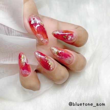 ネイルホイル/セリア/ネイルシールを使ったクチコミ(7枚目)