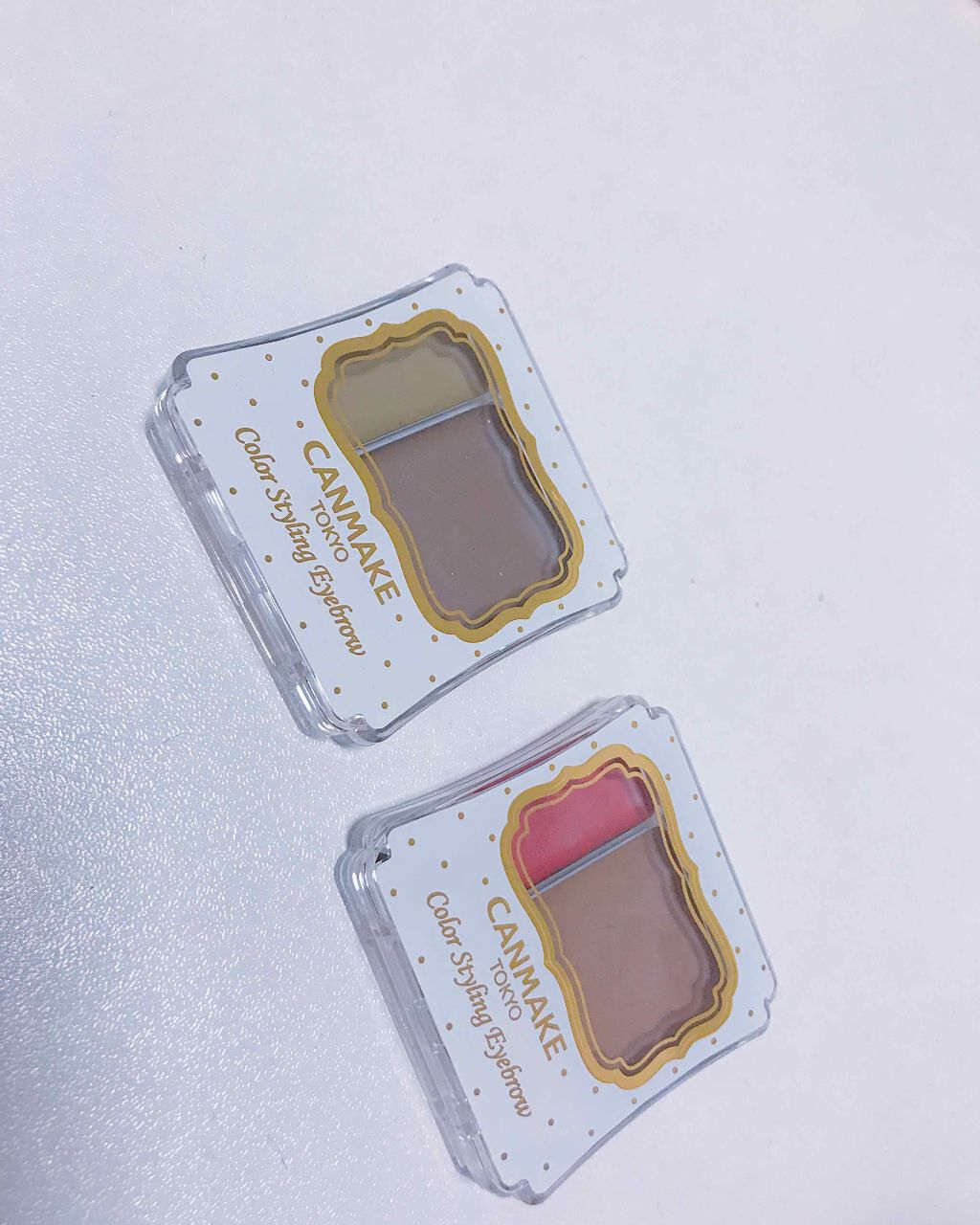 カラースタイリングアイブロウ/キャンメイク/パウダーアイブロウを使ったクチコミ（3枚目）