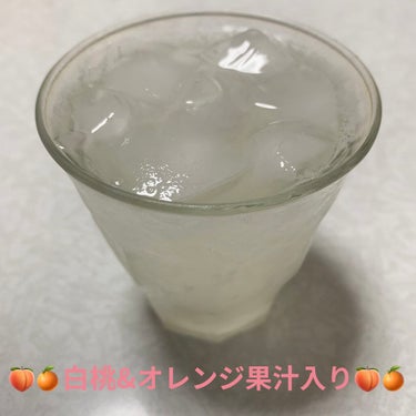 サントリー ほろよい 白桃とオレンジのクチコミ「サントリー　ほろよい🍑🍊　白桃とオレンジ🍑🍊
限定🍑🍊　内容量:350mL　税抜き100円くら.....」（3枚目）