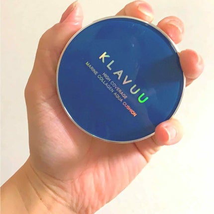 KLAVUU ブルーパールマリンコラーゲンアクアクッションのクチコミ「某YouTuberさんの動画を見て購入💓
乾燥肌で敏感な私にはこのクッションは
ぴったりでした.....」(1枚目)