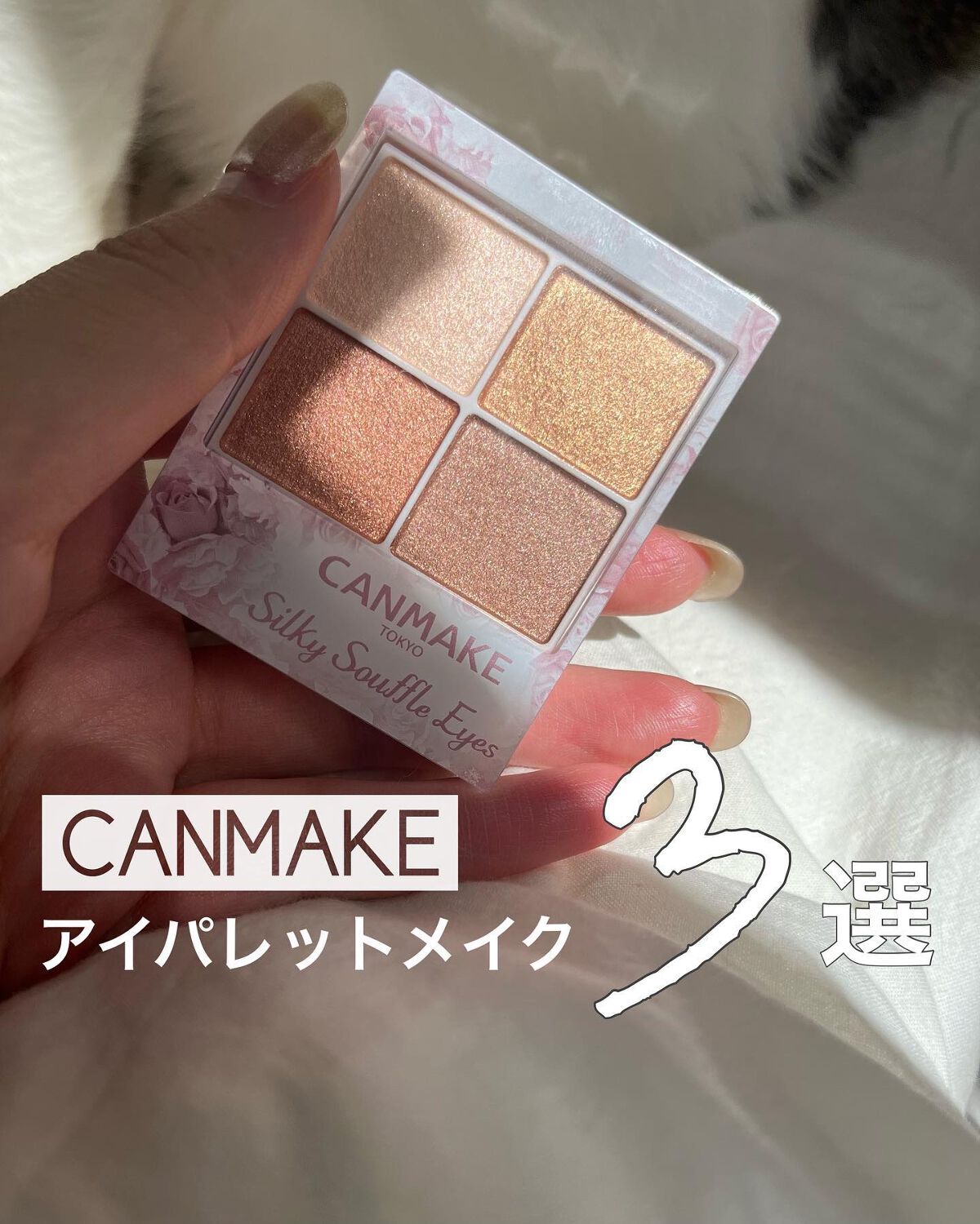 シルキースフレアイズ/キャンメイク/アイシャドウパレットを使ったクチコミ（1枚目）