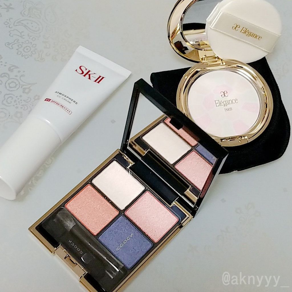 ラ プードル オートニュアンス/Elégance/プレストパウダーを使ったクチコミ（1枚目）