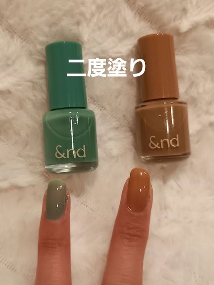 アンドバイロムアンド グラッシードロップネイル/&nd by rom&nd/マニキュアを使ったクチコミ(3枚目)