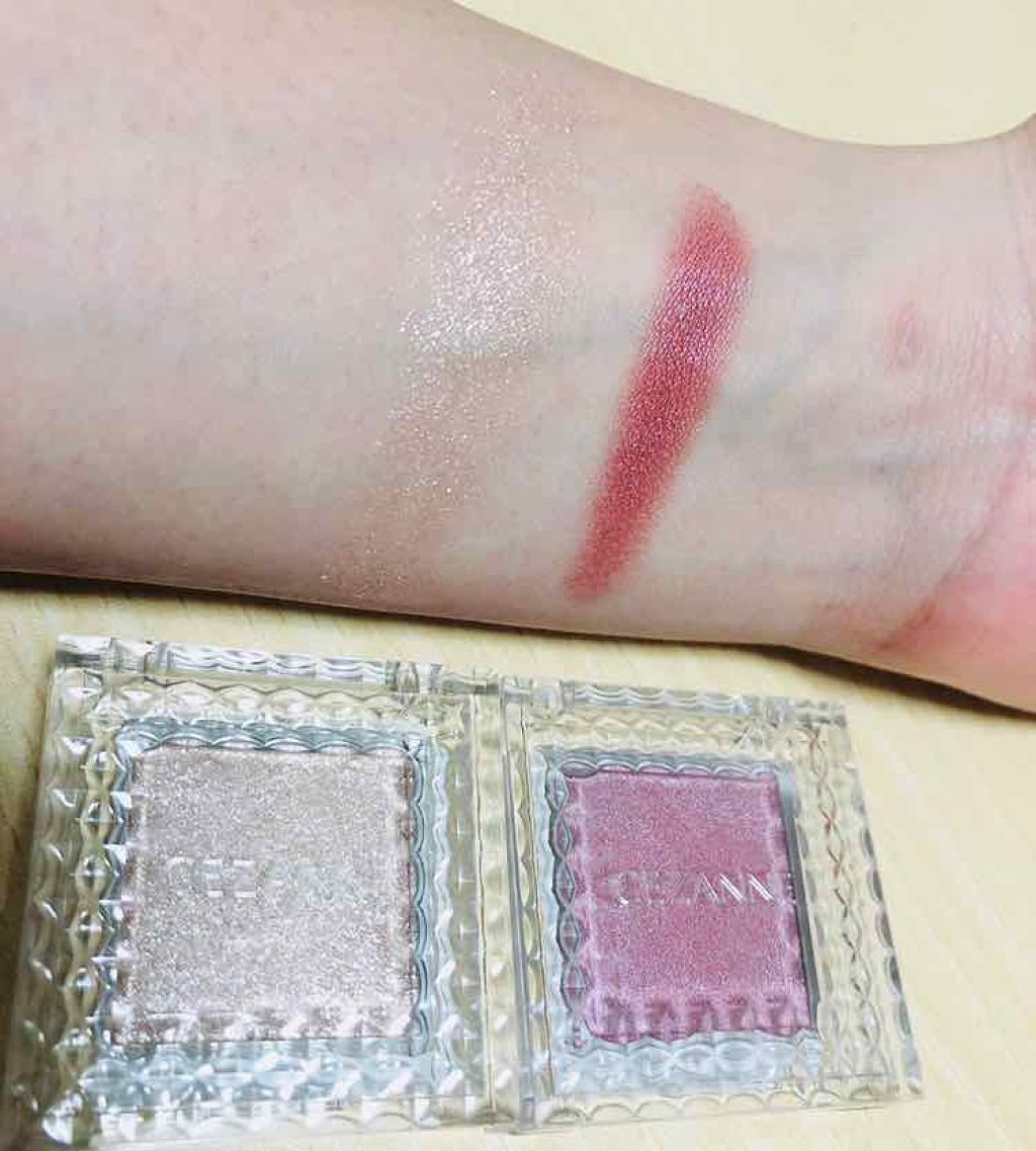 シングルカラーアイシャドウ/CEZANNE/単色アイシャドウを使ったクチコミ（2枚目）