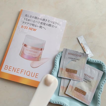 クリアバウンスクリーム /BENEFIQUE/フェイスクリームを使ったクチコミ(2枚目)