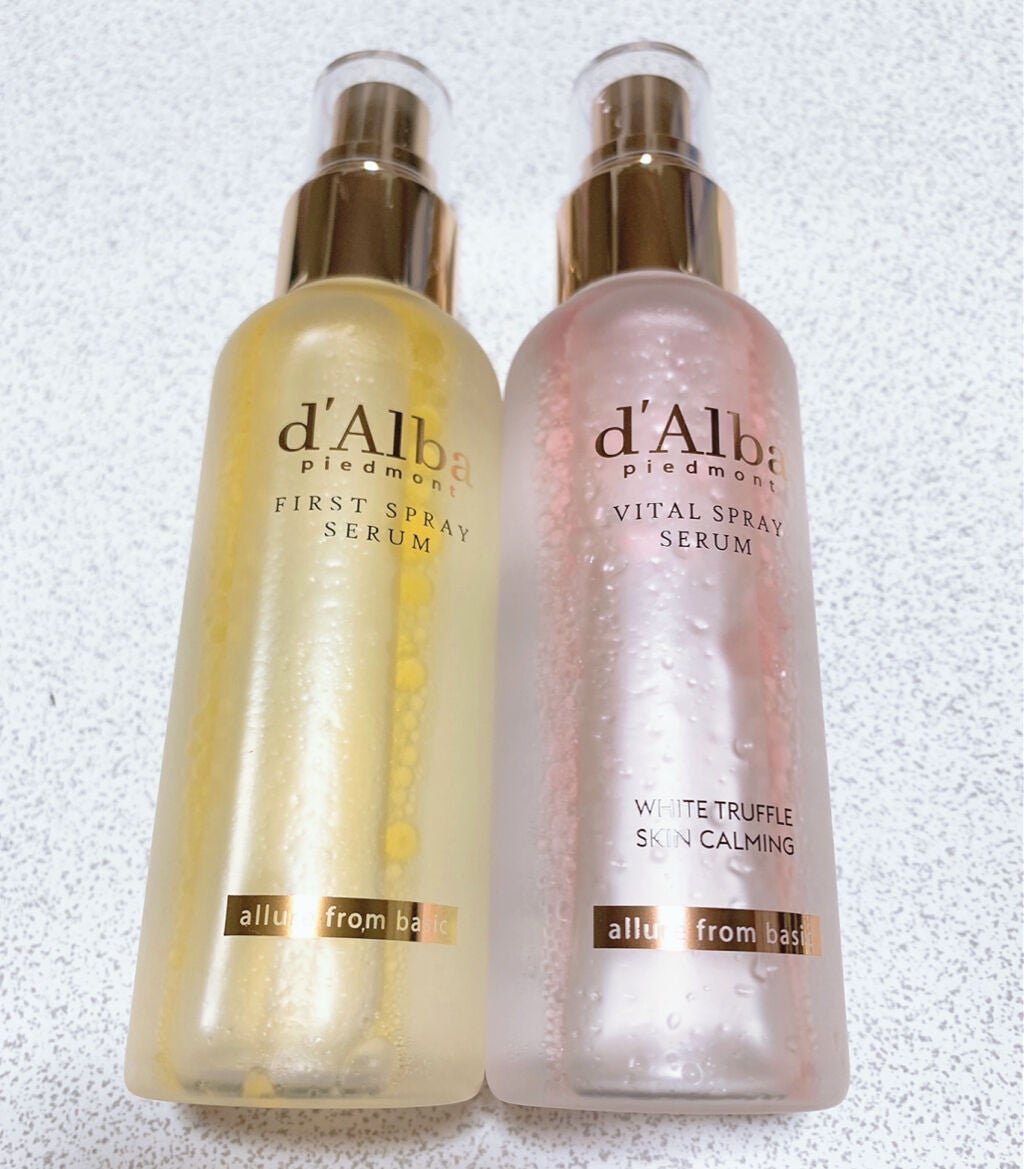 ダルバ ホワイトトリュフファーストスプレーセラム/ダルバ/ミスト状化粧水を使ったクチコミ(5枚目)