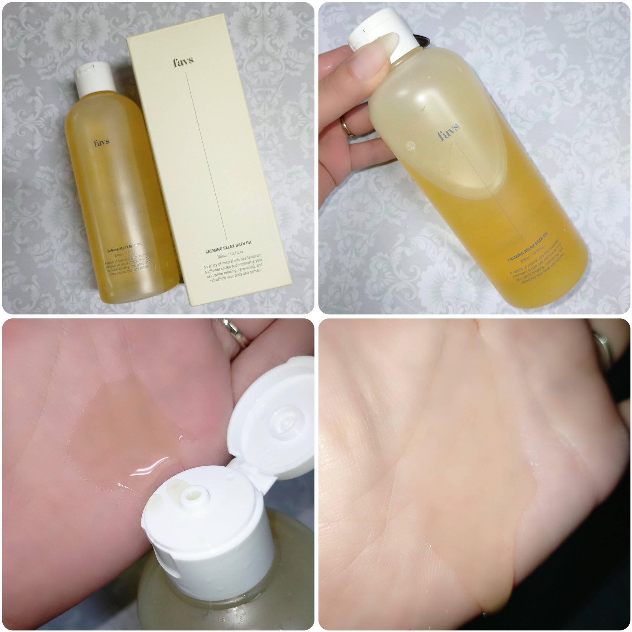 カーミングリラックスバスオイル/favs/保湿系入浴剤を使ったクチコミ（2枚目）