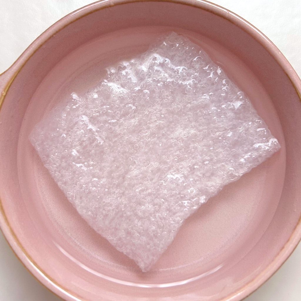 こんにゃくスポンジシート　-天女の羽衣-/ナチュラブ/その他スキンケアグッズを使ったクチコミ（3枚目）