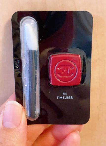 ルージュ アリュール ラック 80 タイムレス/CHANEL/口紅を使ったクチコミ(2枚目)