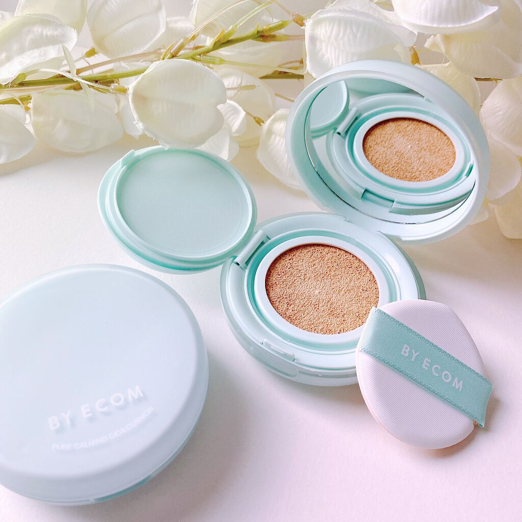 ピュアカーミングシカ クッションファンデーション/BY ECOM/クッションファンデーションを使ったクチコミ(1枚目)