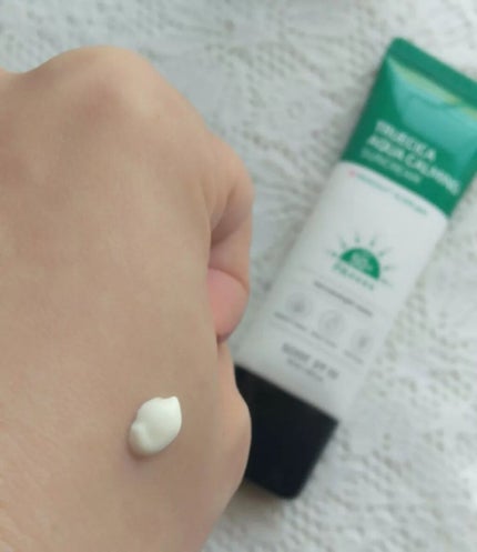 TRUECICA アクアカーミング日焼け止め/SOME BY MI/日焼け止めクリームを使ったクチコミ(1枚目)
