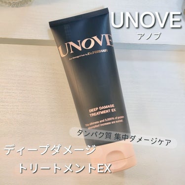 アノブ ディープダメージトリートメントEX /UNOVE/ヘアトリートメントを使ったクチコミ（1枚目）