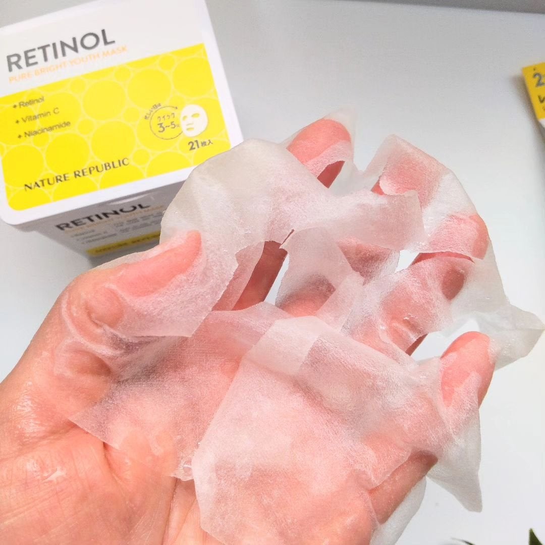 キューブマスク レチノール/ネイチャーリパブリック/シートマスク・パックを使ったクチコミ(4枚目)