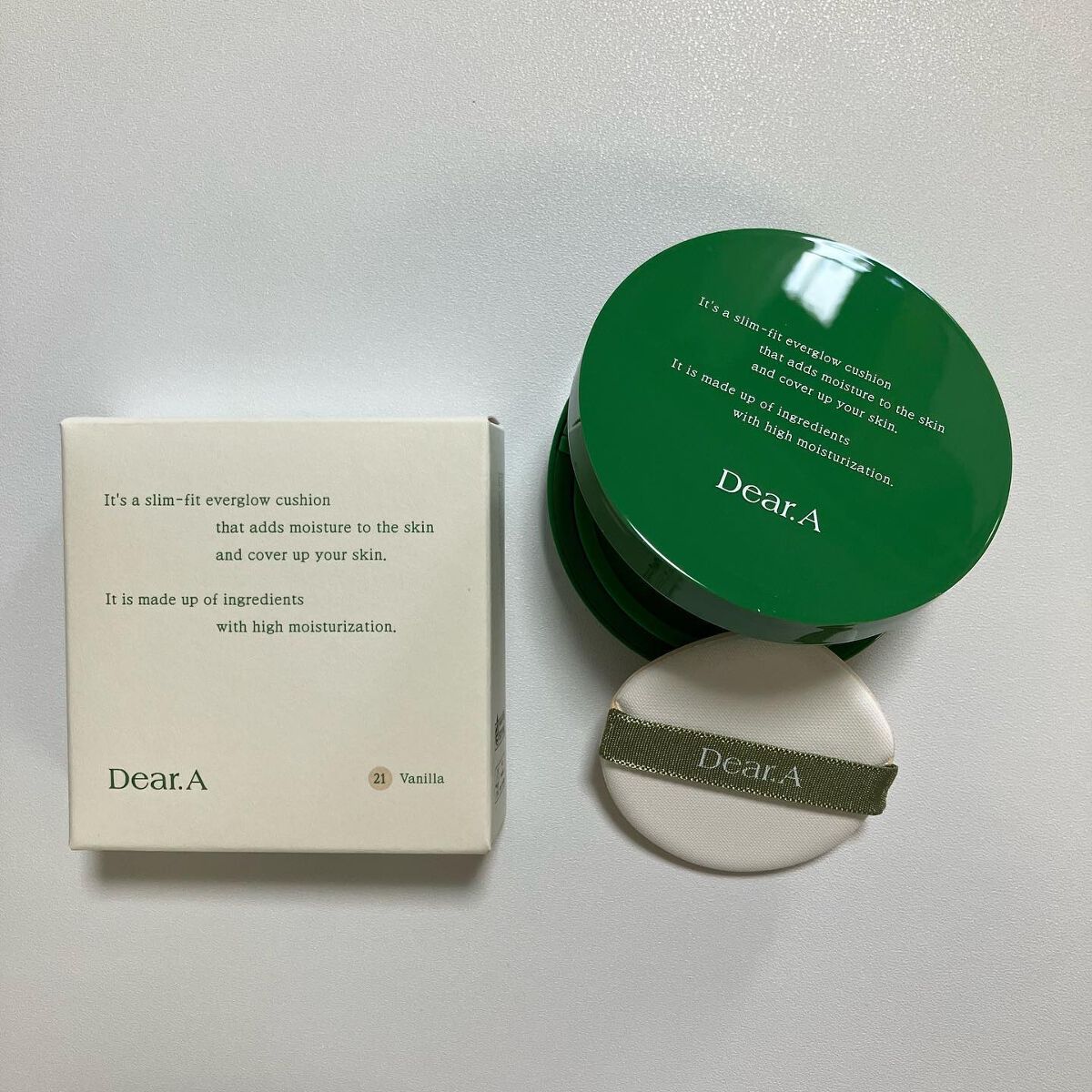 スリムフィットエバーグロウクッション/Dear.A/クッションファンデーションを使ったクチコミ(1枚目)