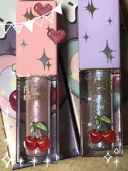 Cherry Love グリッター リキッドアイシャドウ/FlowerKnows/グリッターを使ったクチコミ(1枚目)