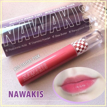 NAWAKIS MOISTY AURA TINT 05 DALDAL PINK/NAWAKIS/口紅を使ったクチコミ（1枚目）