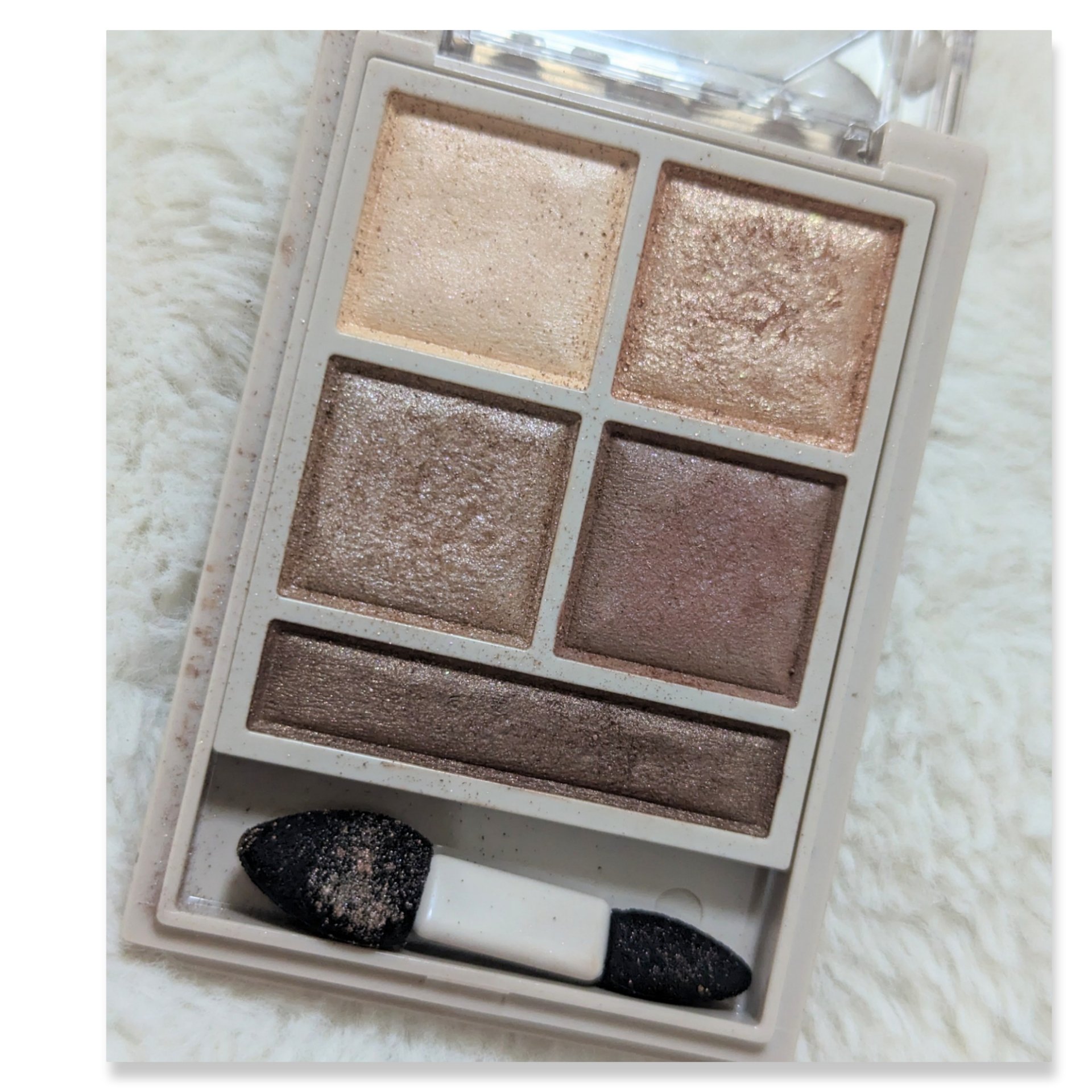 パノラマデザイン アイパレット BR-1 ベージュブラウン/Visée/アイシャドウパレットを使ったクチコミ（3枚目）