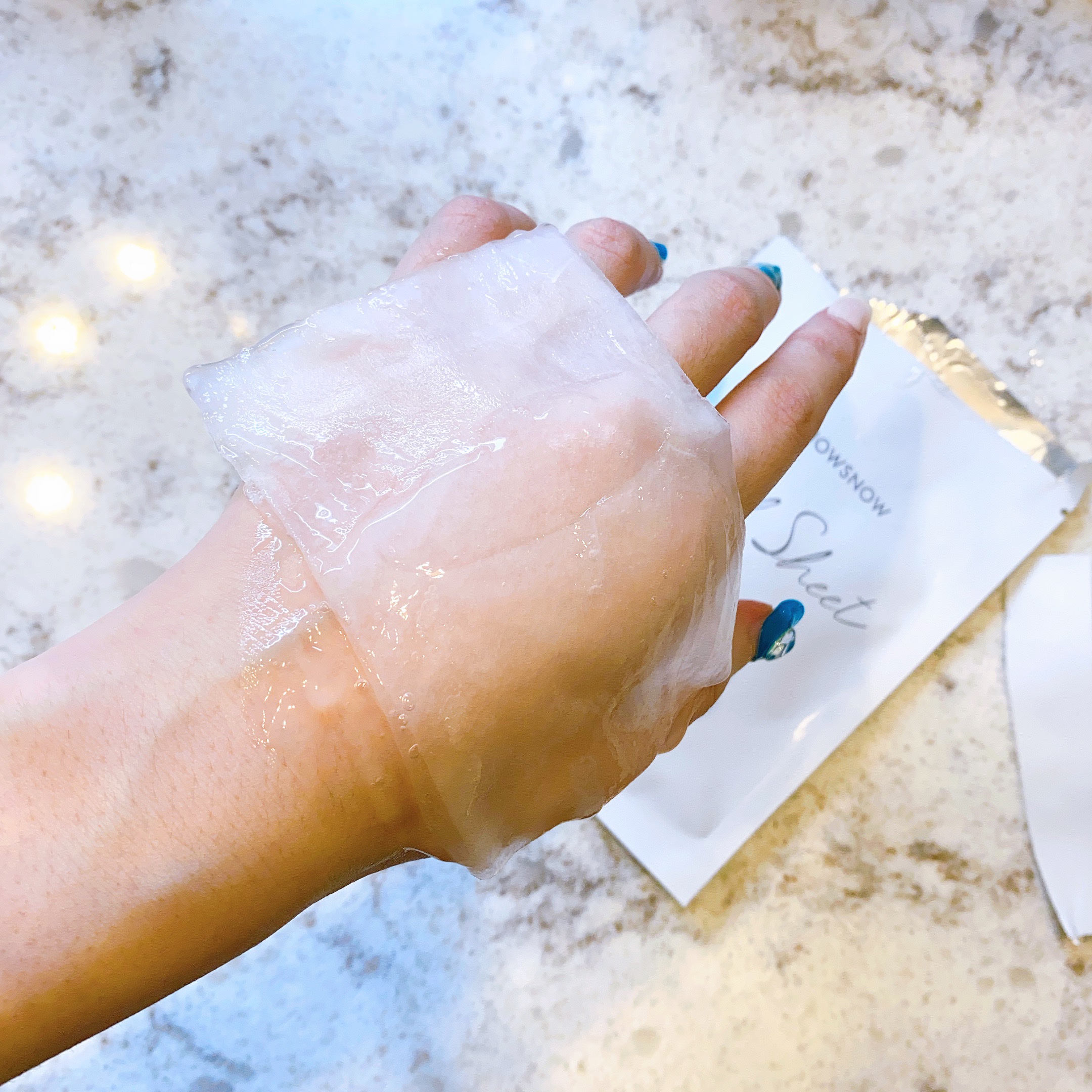 フェイシャルシート/IKNOWSNOW/シートマスク・パックを使ったクチコミ（3枚目）