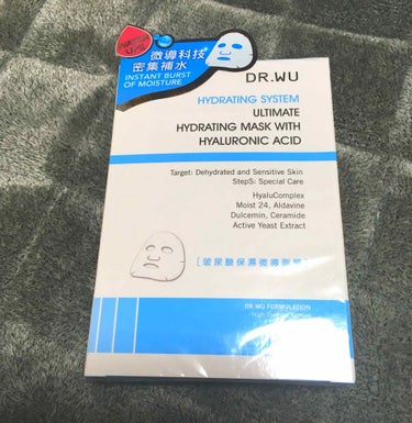 .
.
久しぶりの投稿になってしまった💦
色々新しいコスメ、スキンケアも購入して使ってるので、ゆっくりですが更新していきます💕



＊DR.WU(ドクターウー) フェイスパック
1箱♡3枚入



台