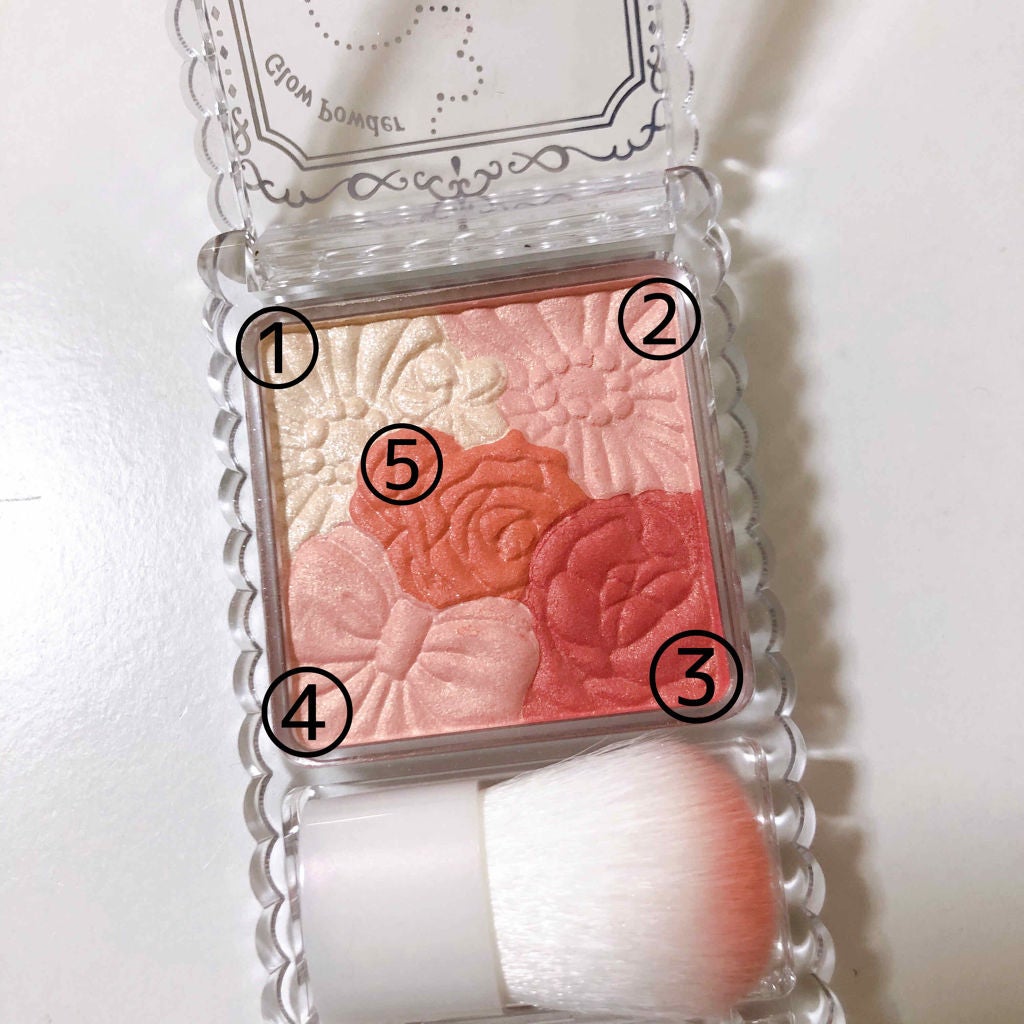 グロウフルールチークス/キャンメイク/パウダーチークを使ったクチコミ(2枚目)