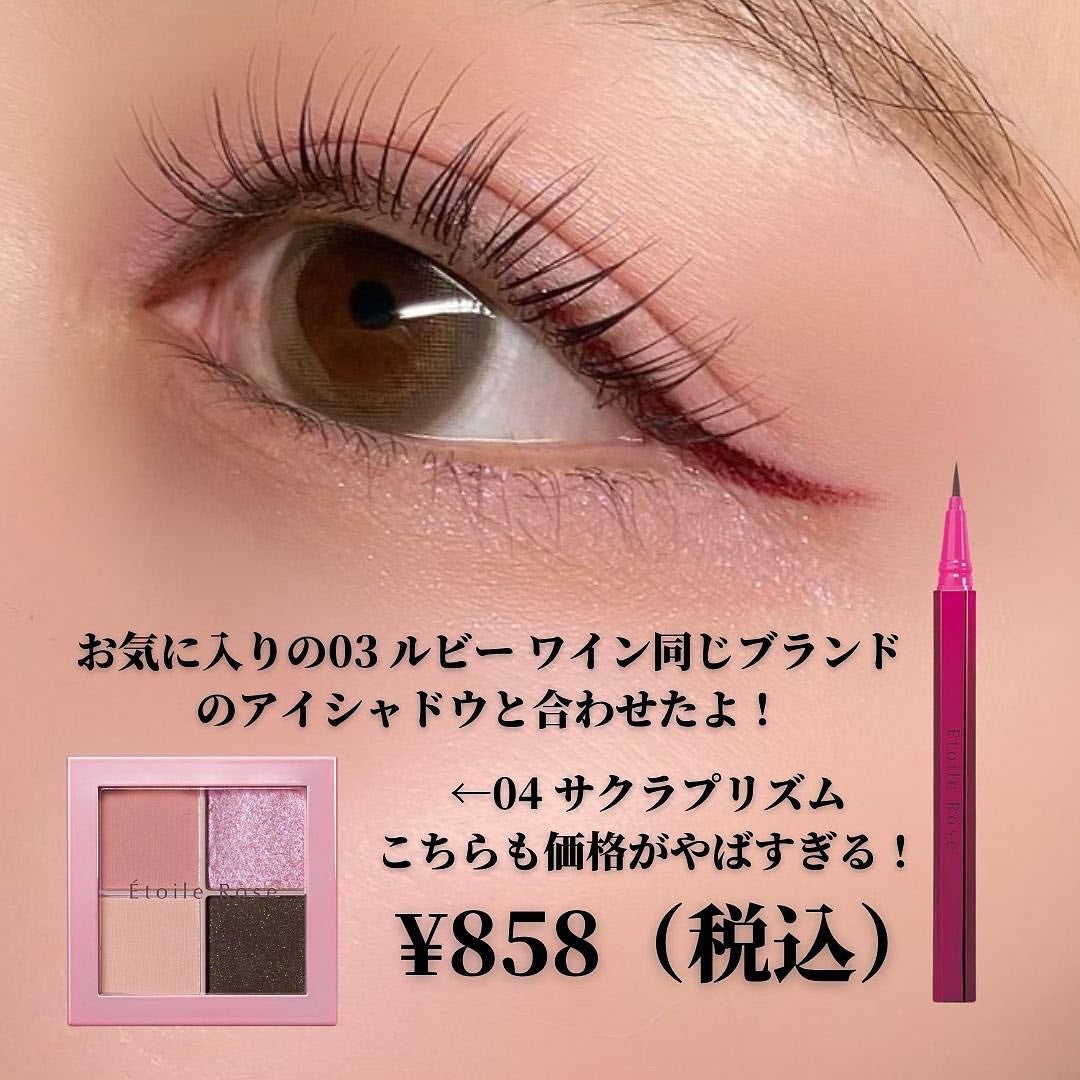 アイライナー/Étoile Rose/リキッドアイライナーを使ったクチコミ(6枚目)