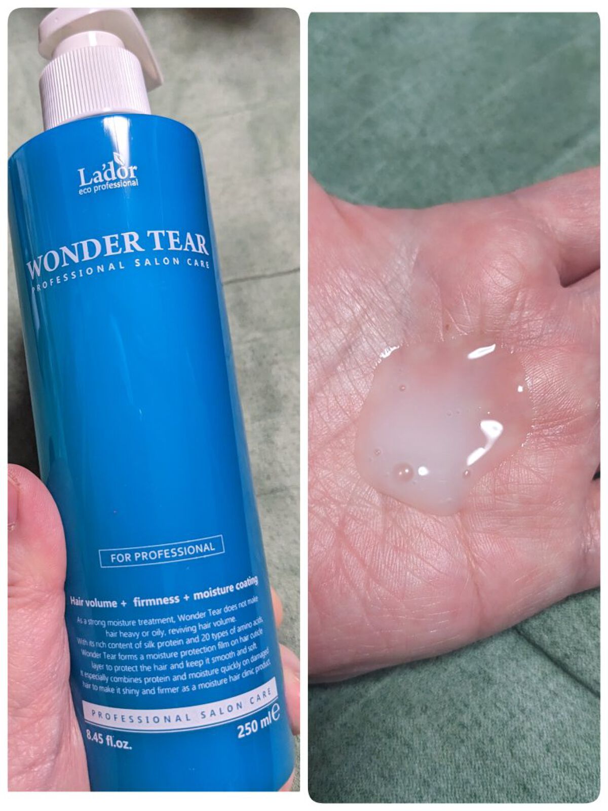 WONDER TEAR/La'dor/洗い流すヘアトリートメントを使ったクチコミ（3枚目）