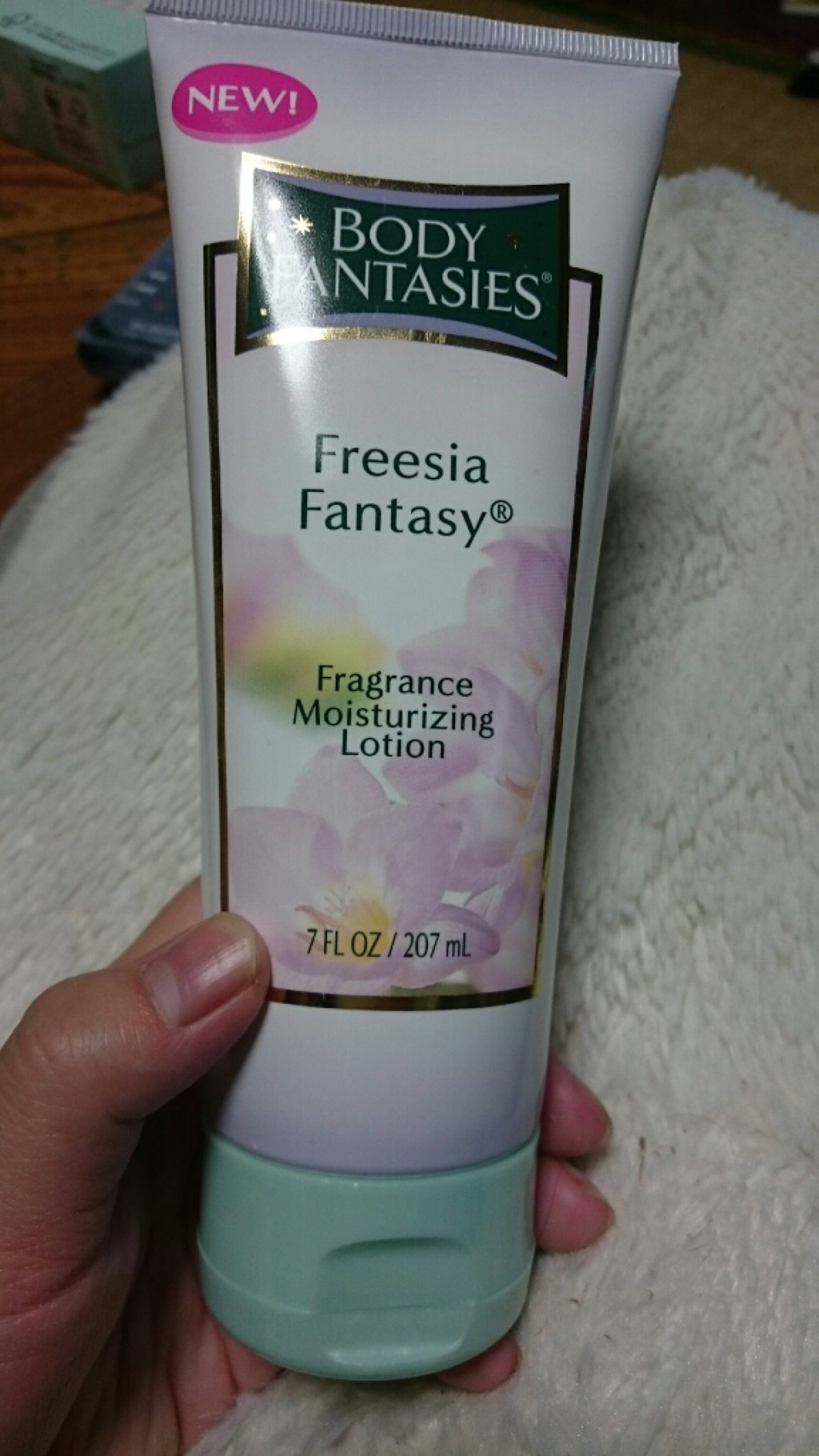 ボディファンタジー ボディローション フリージア/ボディファンタジー/ボディローションを使ったクチコミ（1枚目）