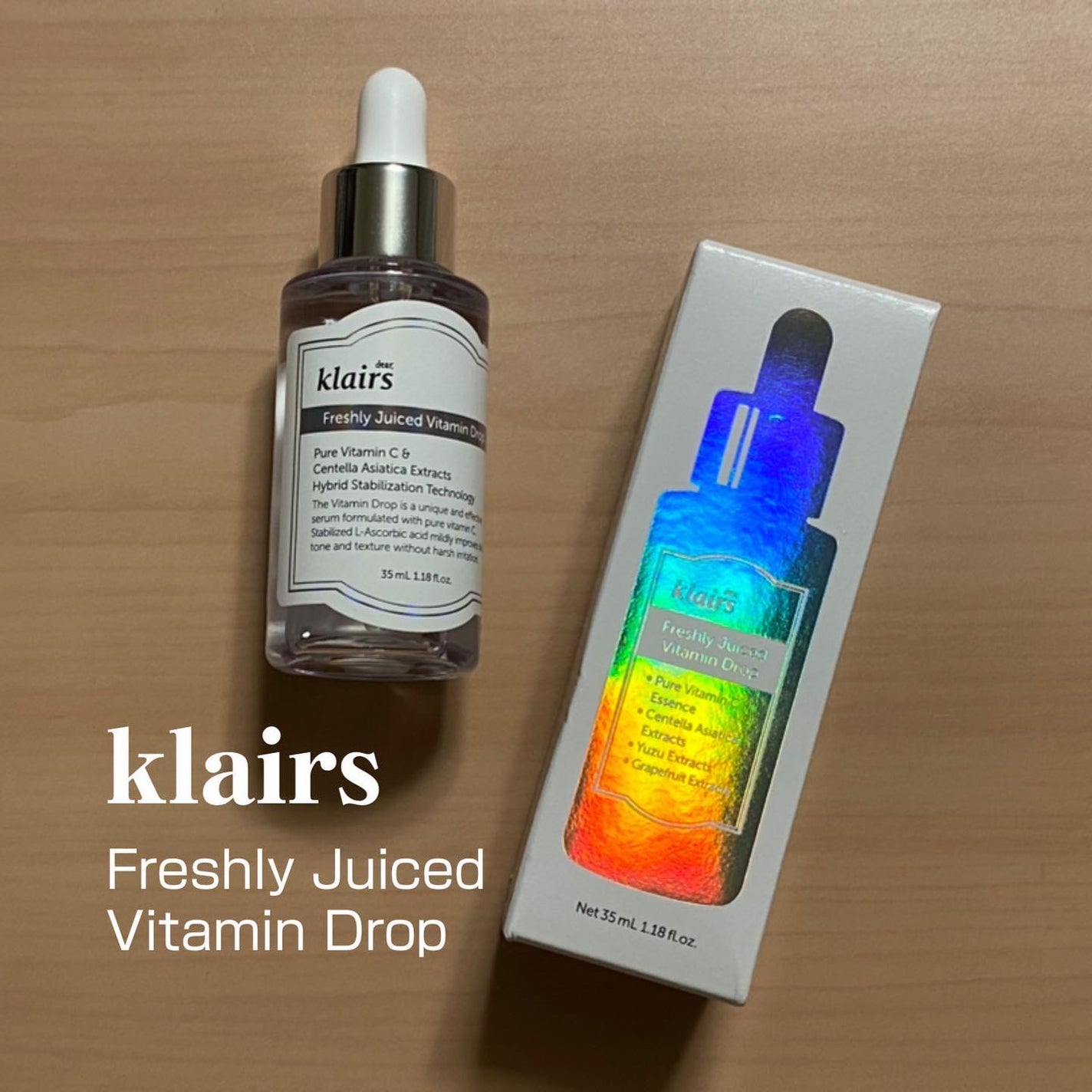 フレッシュリージュースドビタミンドロップ(35ml)/Klairs/美容液を使ったクチコミ(1枚目)