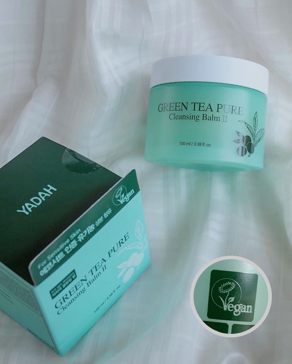 グリーンティーピュアクレンジングバームⅡ/YADAH/クレンジングバームを使ったクチコミ（1枚目）