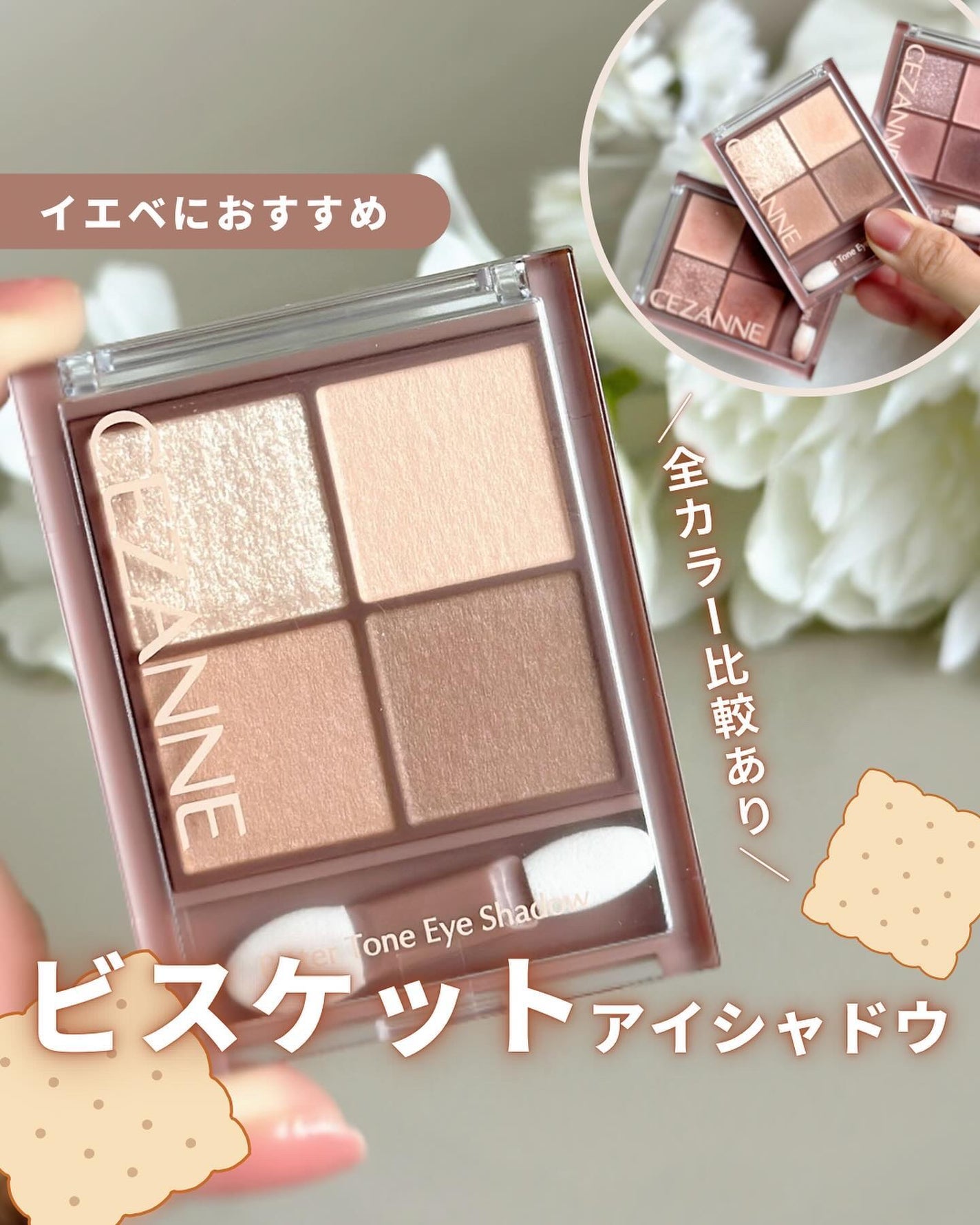 ビタートーンアイシャドウ/CEZANNE/パウダーアイシャドウを使ったクチコミ(1枚目)
