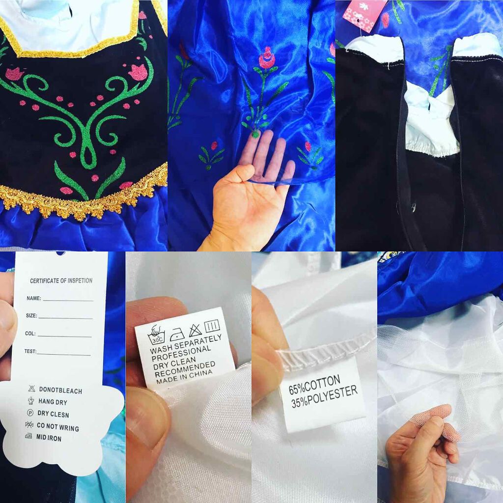 キラキラ☆ on LIPS 「#プリンセスドレス#子供用#アナ雪なりきりセットアイテム5点セ..」(4枚目)