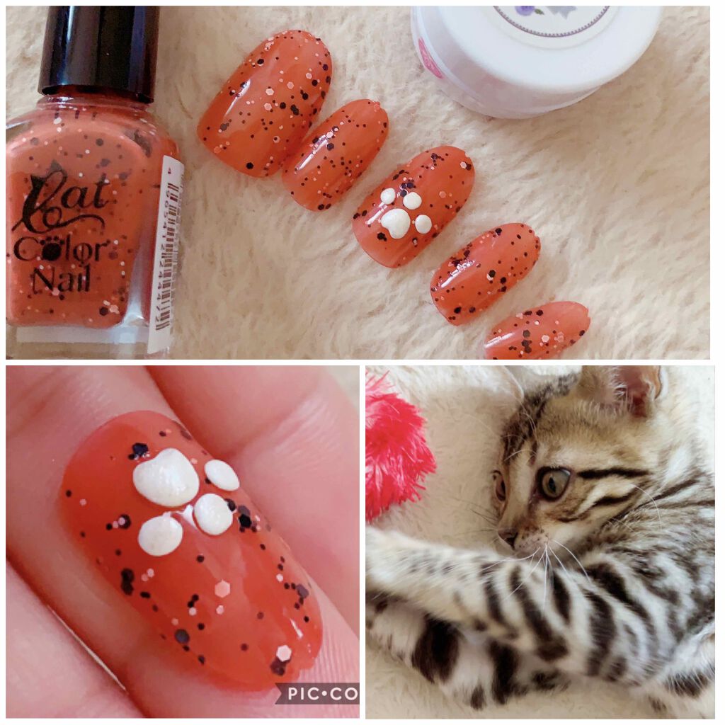キャットカラーネイル/キャンドゥ/マニキュアを使ったクチコミ（2枚目）