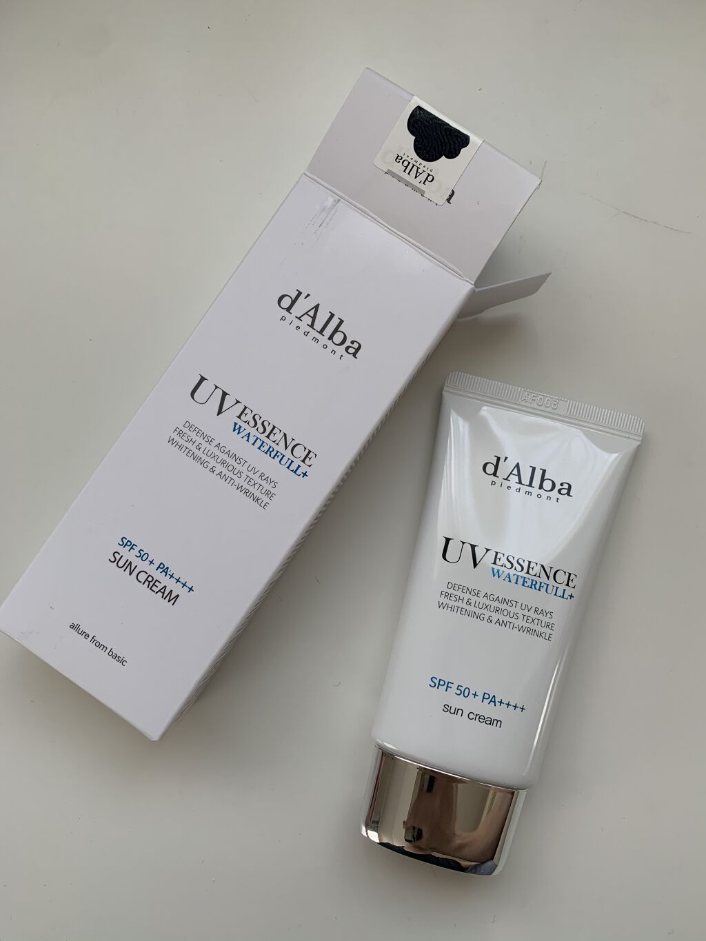 ダルバ ウォータフル エッセンス サンクリーム/ダルバ/日焼け止めクリームを使ったクチコミ（1枚目）