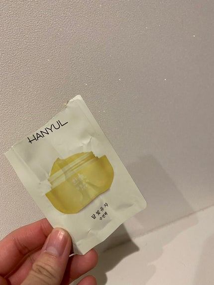 月光ゆず睡眠パック(旧バージョン)/HANYUL(ハンユル)/フェイスクリームを使ったクチコミ(1枚目)