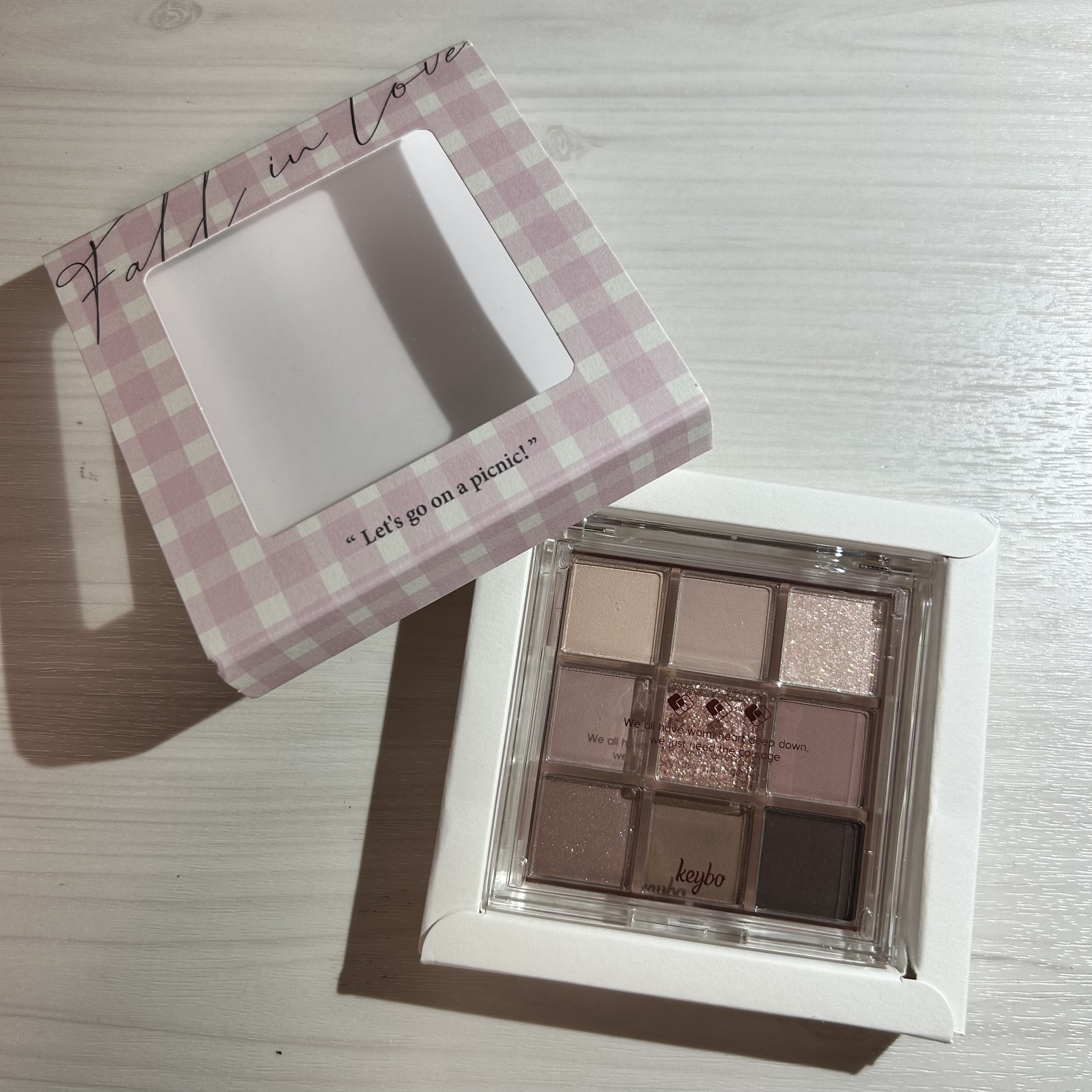 KEYBO FALL IN LOVE SHADOW PALETTE/keybo/アイシャドウパレットを使ったクチコミ（1枚目）