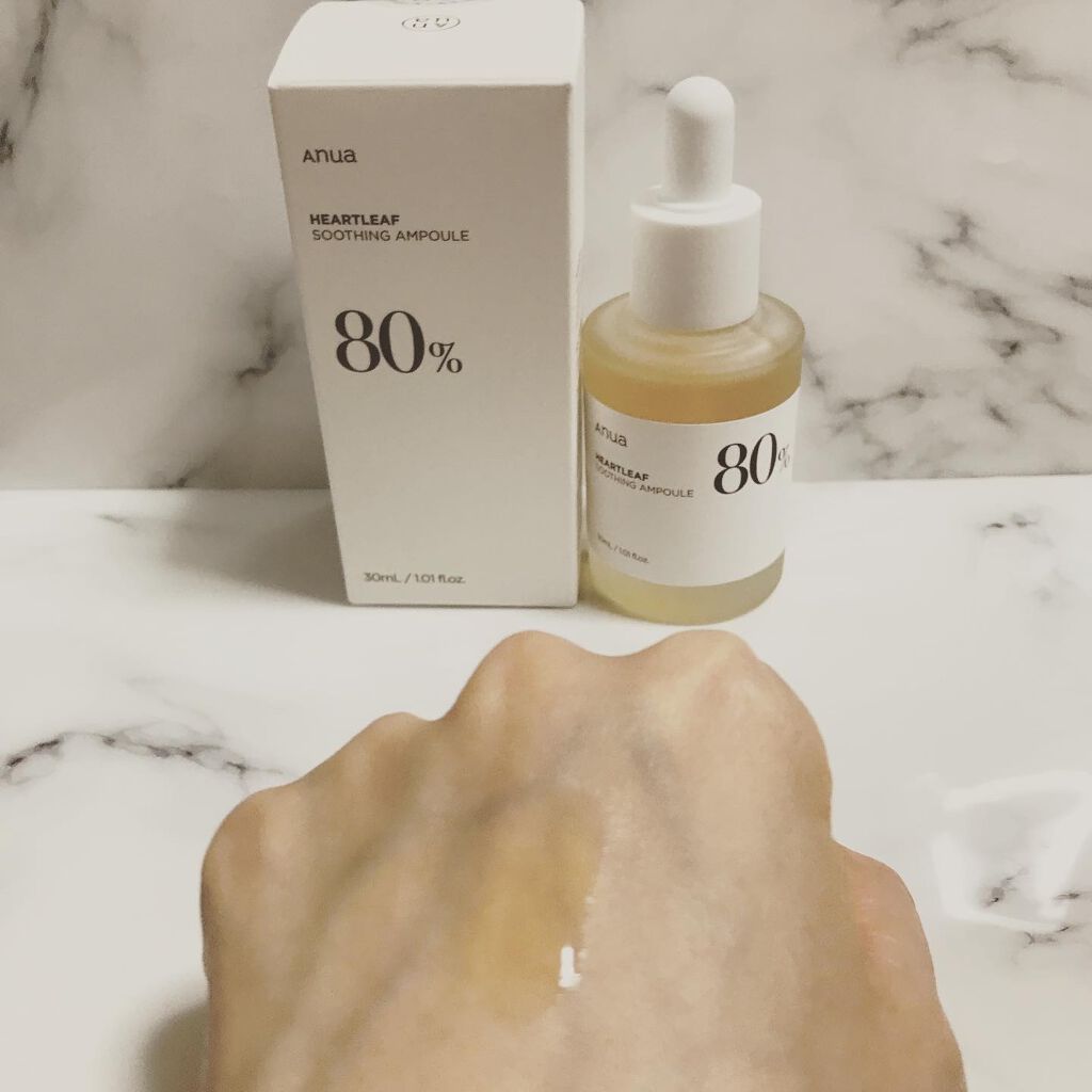 ドクダミ80％スージングアンプル/Anua/美容液を使ったクチコミ（3枚目）