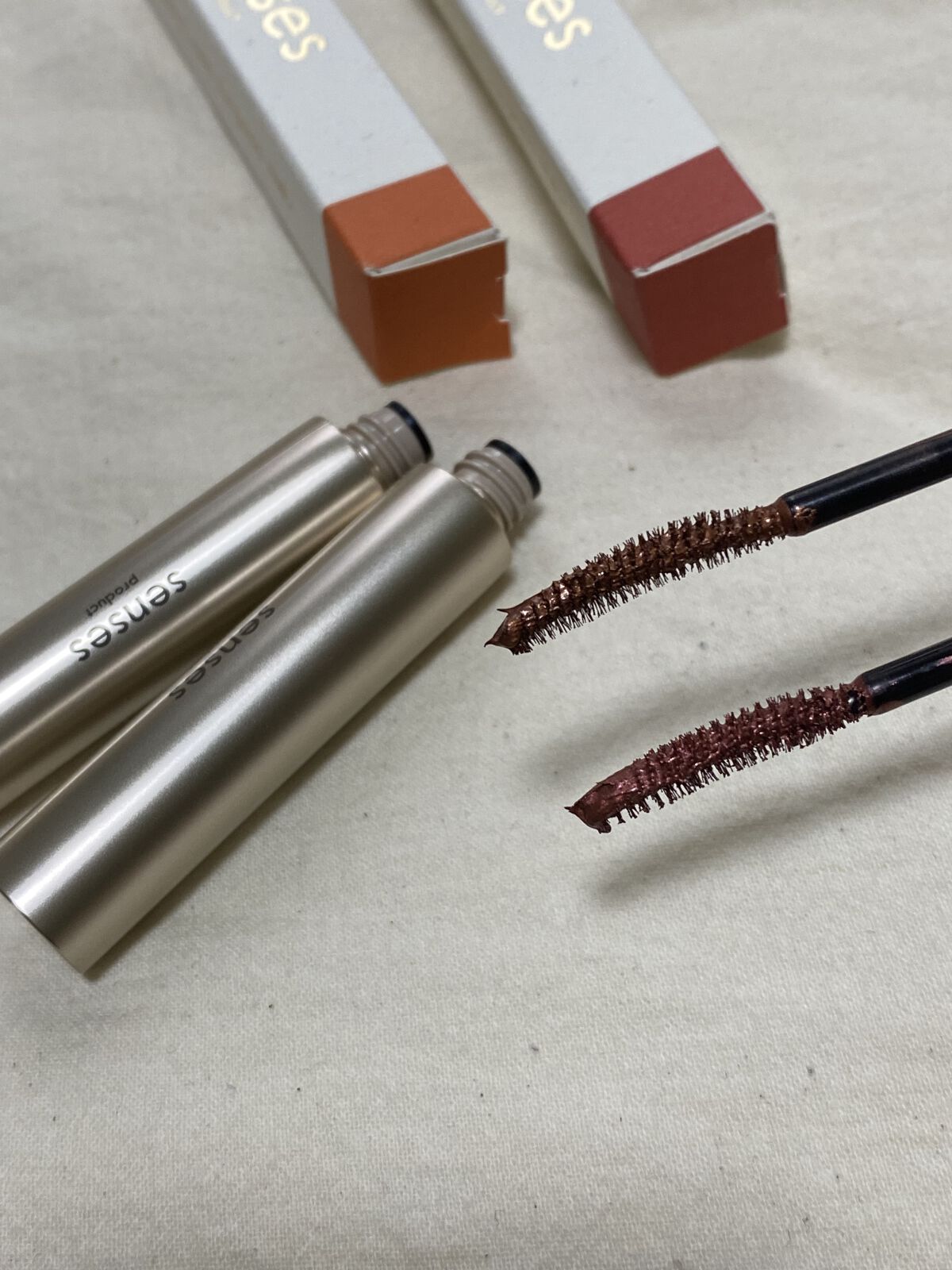 ニュアンスCメタルマスカラ/senses product/マスカラを使ったクチコミ（3枚目）