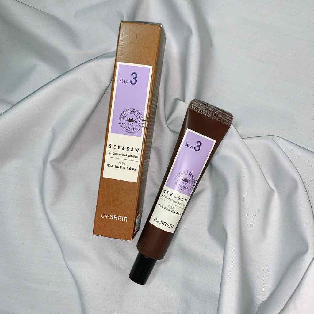 see&saw ACコントロールダークソリューション/the SAEM/フェイスクリームを使ったクチコミ(1枚目)