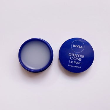 ニベア ニベア クリームケア リップバーム 無香料のクチコミ「☑︎リップクリーム
#ニベア @nivea .
#クリームケアリップバーム
.
唇にたっぷり塗.....」（3枚目）