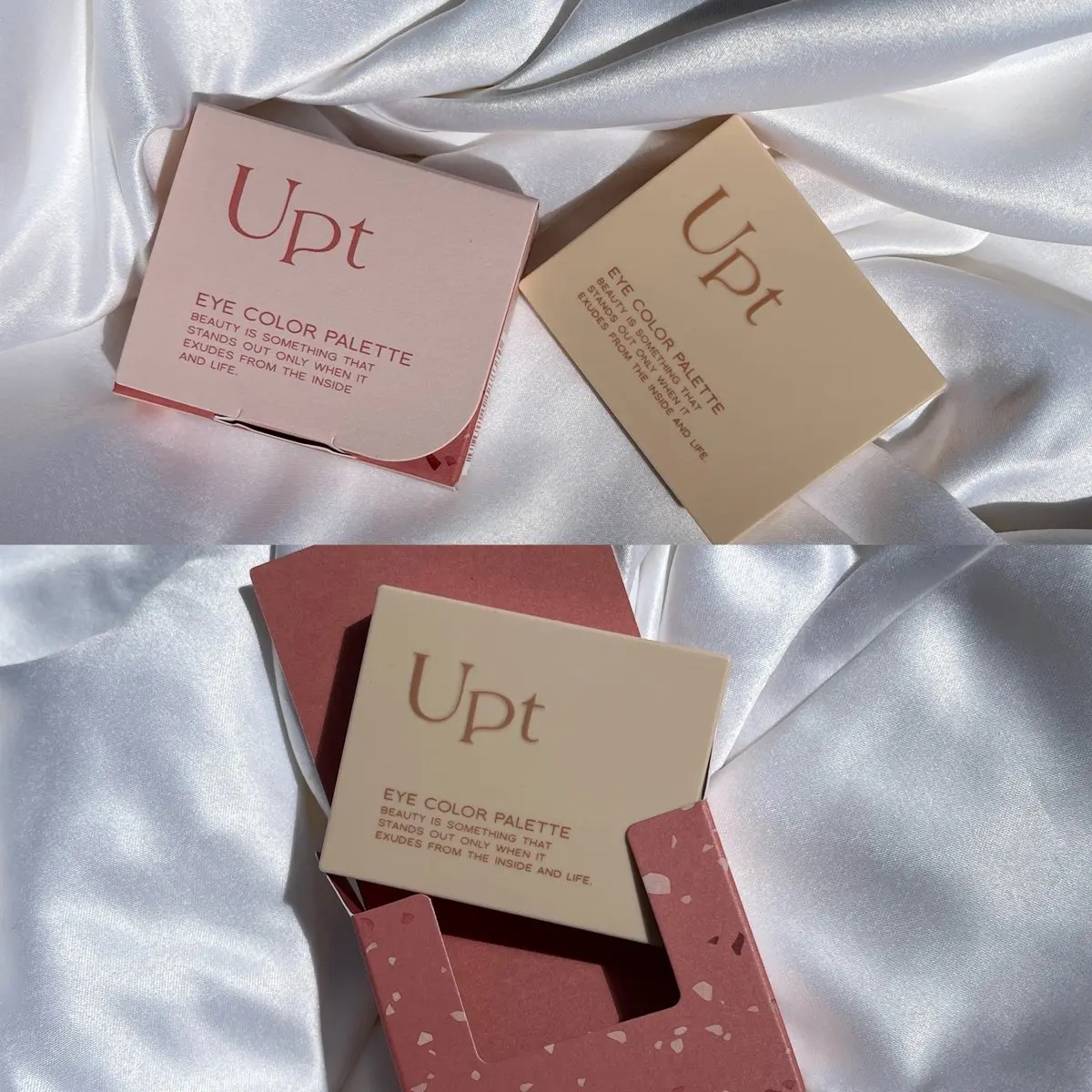 アイカラーパレット 02 メルティーメロウ/Upt/アイシャドウパレットを使ったクチコミ（1枚目）