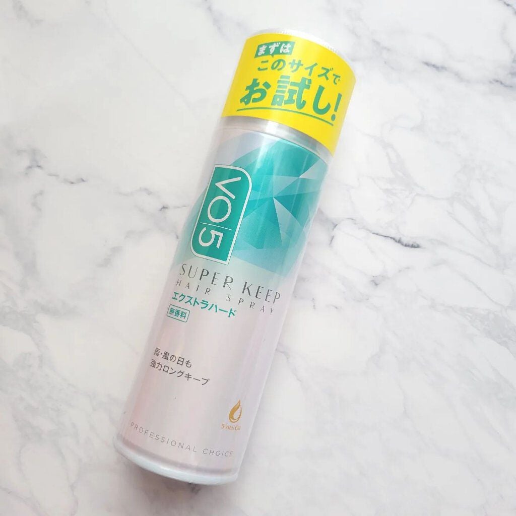 スーパーキープヘアスプレイ<エクストラハード> 無香料/VO5/ヘアスプレーを使ったクチコミ(7枚目)