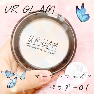 UR GLAM　MARBLE FACE POWDER/U R GLAM/プレストパウダーを使ったクチコミ（1枚目）