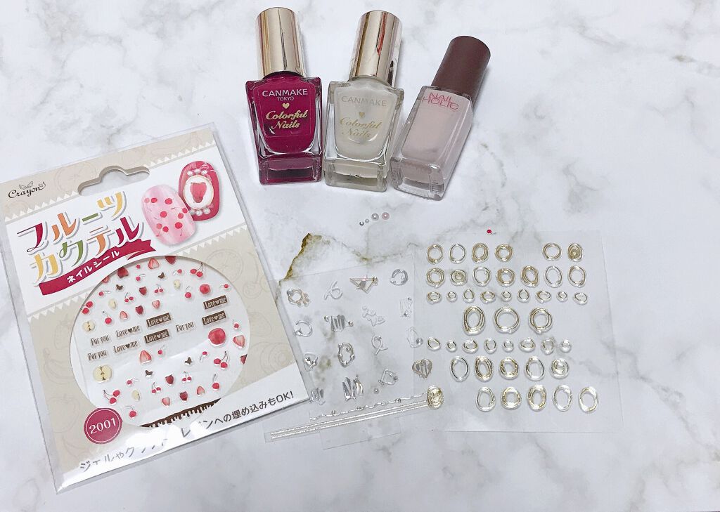 カラフルネイルズ/キャンメイク/マニキュアを使ったクチコミ(3枚目)