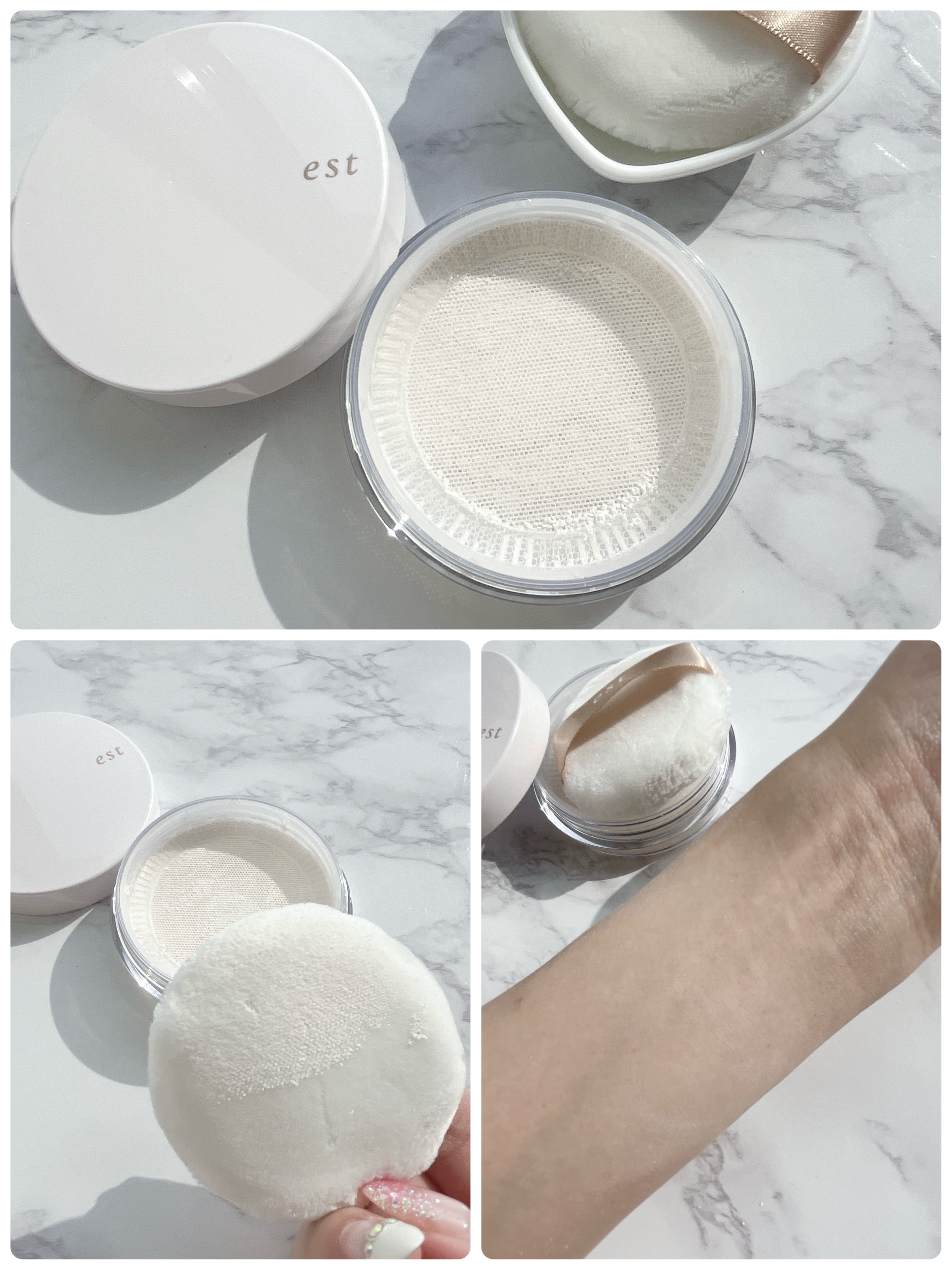 ラスティング クラリティ ルースパウダー/est/ルースパウダーを使ったクチコミ（3枚目）