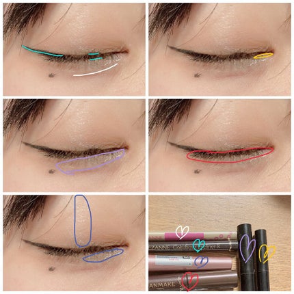 コンシャスライナーカラー/KATE/リキッドアイライナーを使ったクチコミ(3枚目)