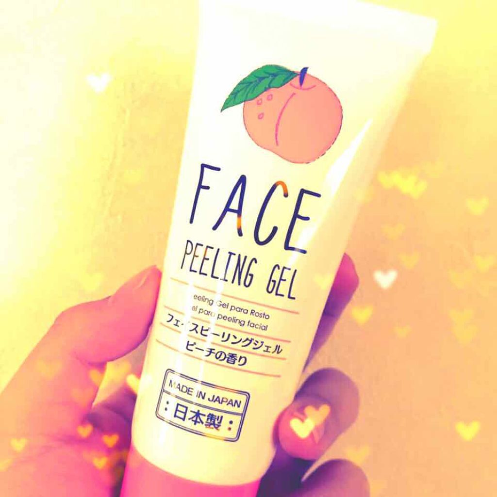 フェイスピーリングジェル ピーチの香り/DAISO/ピーリングを使ったクチコミ(1枚目)