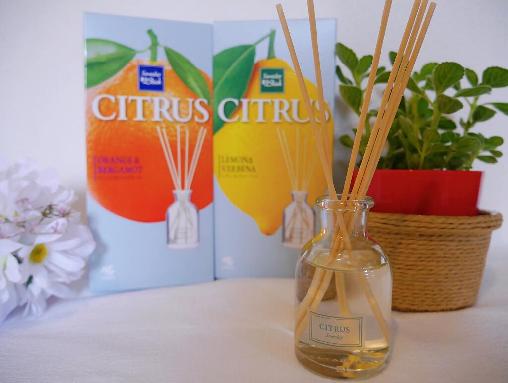 香るスティック シトラスオレンジ&ベルガモット/サワデー/ルームフレグランスを使ったクチコミ(4枚目)