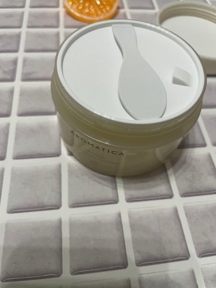 オレンジクレンジングシャーベット/AROMATICA/クレンジングバームを使ったクチコミ(3枚目)